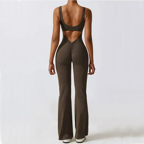 Flared Pants Jumpsuit - SculptAura™